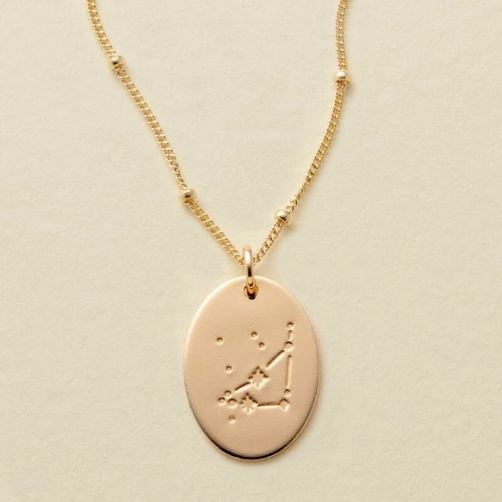 Capricorn Bohemian Minimal Zodiac Beaded Necklace - Picture 4 of 14